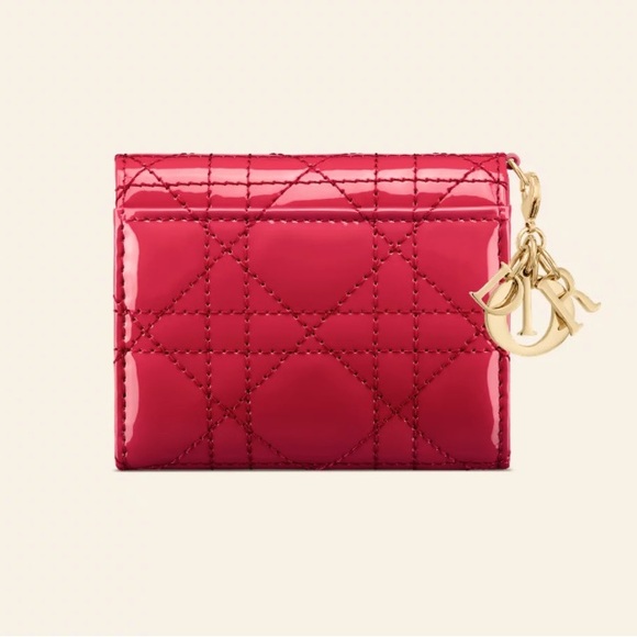 Brand New Lady Dior Lotus Wallet - Picture 3 of 12